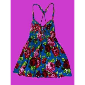 Abercrombie And Fitch Floral Dress With Pockets Size Medium